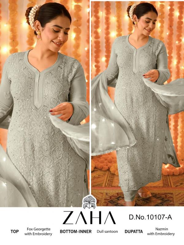 Zaha Saadia Vol 2 Georgette Designer Pakistani Suit Collection